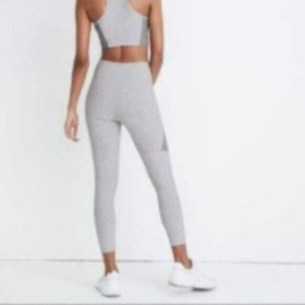 Outdoor Voices Women's Gray Polyester Blend Warmup Activewear Leggings Size XS